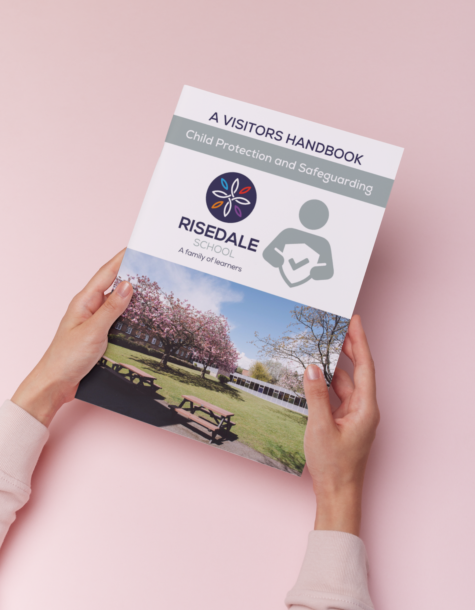 Safeguarding Visitors Handbook Mock Up (210 x 270 mm)